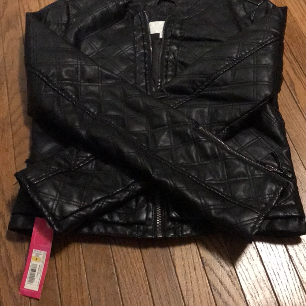 Imitation leather jacket - Picture 3 of 5